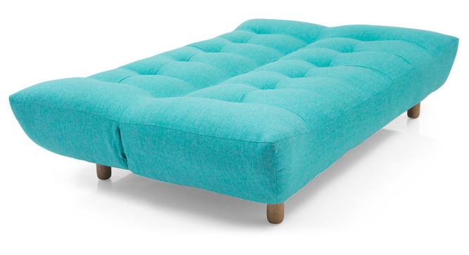 Solonic Fabric Sofa Cum Bed(Blue)